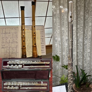 フルートと尺八